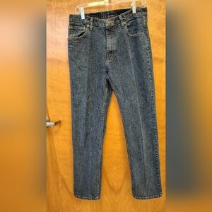 Wrangler Men's Regular Straight Fit Blue Jeans